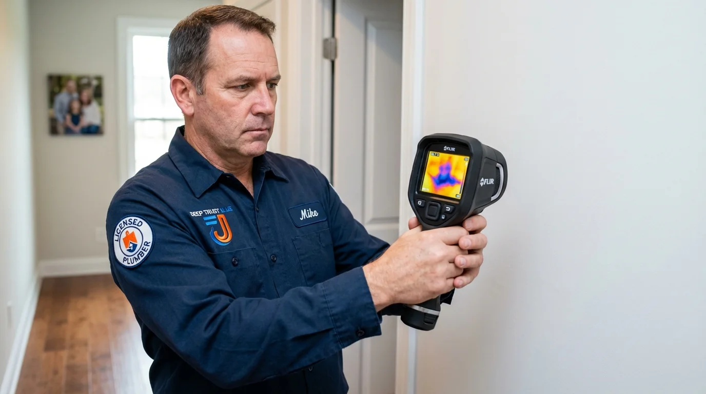 Thermal imaging leak detection by Johns Plumbing LLC in La Quinta